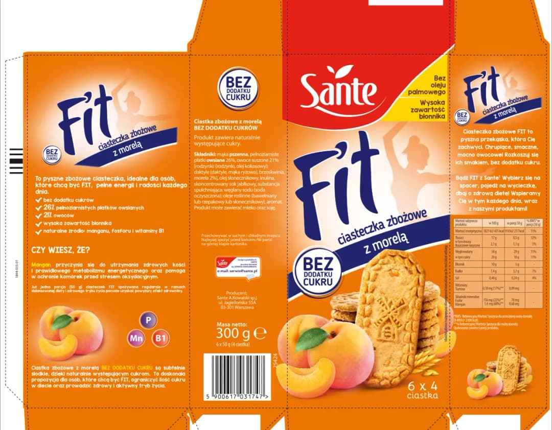 Gdzie kupić ciastka Sante Fit? Sprawdź najlepsze oferty i ceny