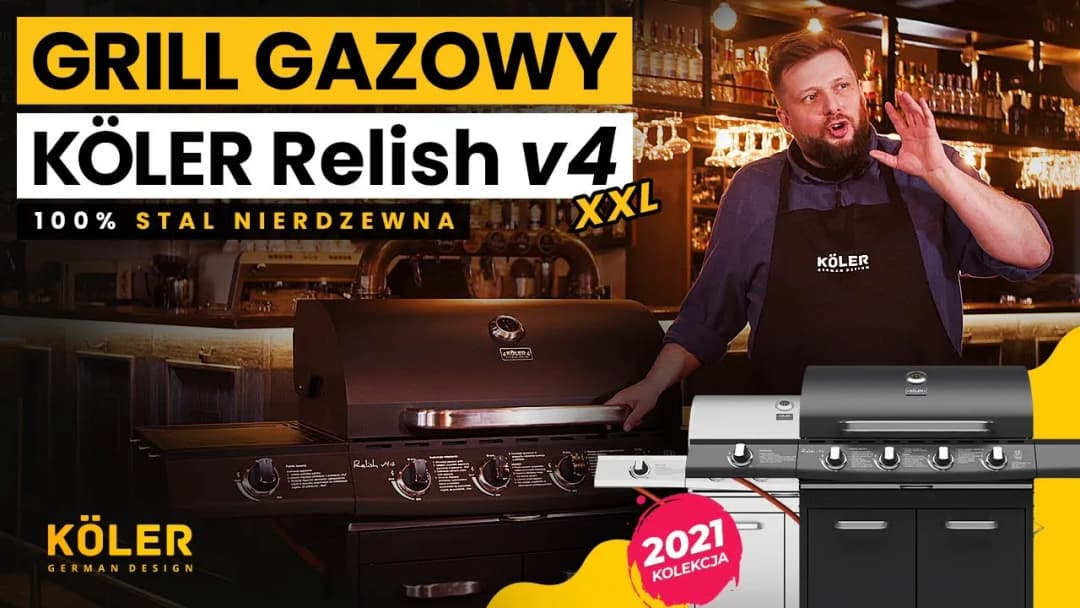 Grill gazowy Koler Relish v4 - poznaj jego wyjątkowe możliwości
